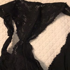 Classic free people bralette. Burgundy.